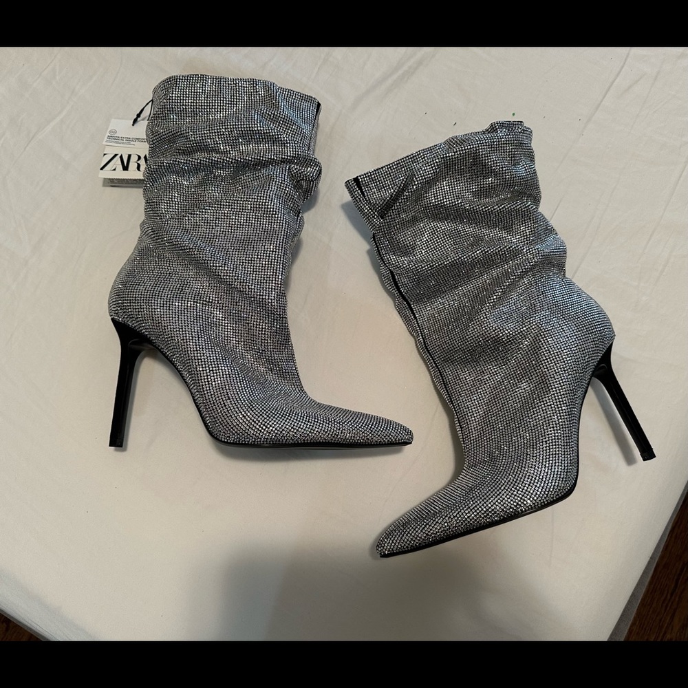 Zara Sparkly boots